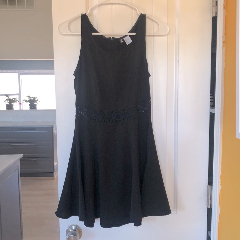 Black cocktail dress
